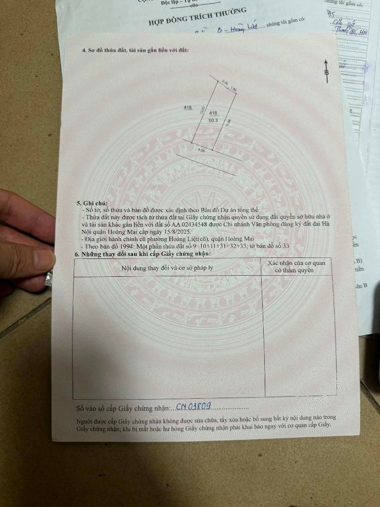 Bán nhà Hoàng Liệt - diện tích 50.3m2 4 tầng - MẶT PHÓ Ô TÔ TRÁNH - giá 14,8 tỷ