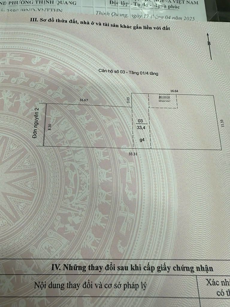 Bán nhà Phố 8/3 - diện tích 33,4m2 1 tầng - ô tô đỗ cửa - giá 5,3 tỷ
