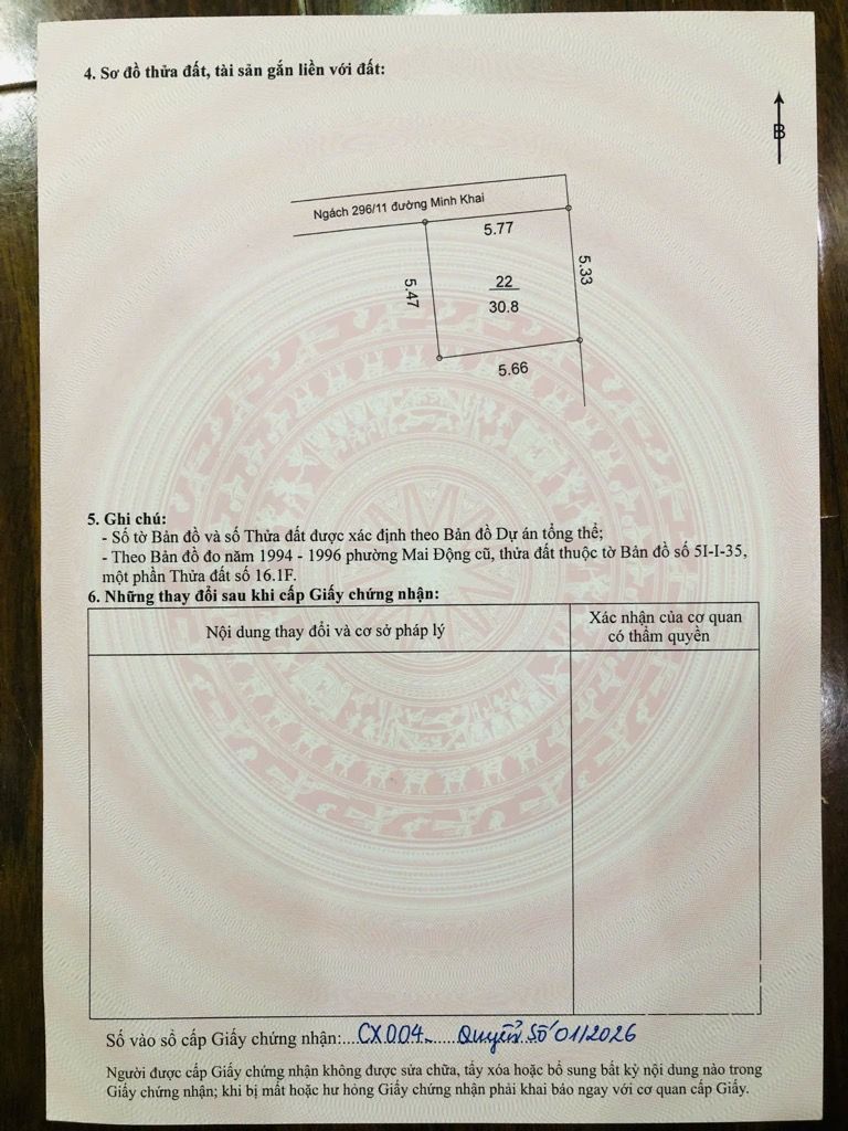 Bán nhà Minh Khai - diện tích 31m2 4 tầng - Nhà đẹp hiếm có - giá 7,75 tỷ