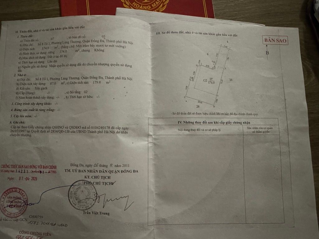 Bán nhà Láng - diện tích 52m2 2 tầng - ô tô đỗ cổng - giá 2,55 tỷ