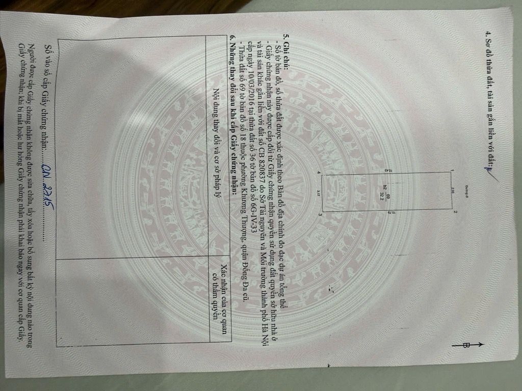 Bán nhà Tam Khương - diện tích 32m2 5 tầng - nhà mới xây - giá 9,5 tỷ