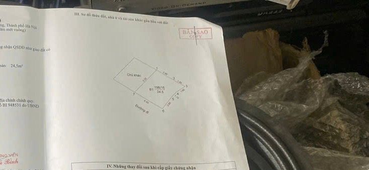 Bán nhà Nguyễn Khoái - diện tích 25m2 2 tầng - mặt tiền 4.6m - giá 6 tỷ