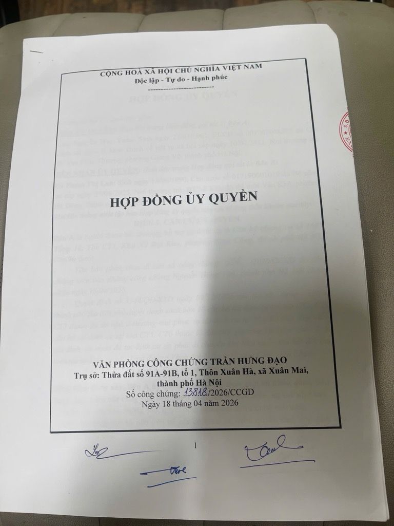Bán nhà Trần Hoà - diện tích 82m2 1 tầng - Chung cư mới, chủ còn chưa ở - giá 6,4 tỷ
