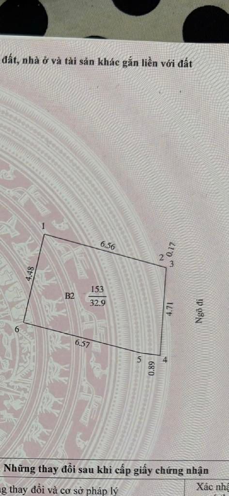 Bán nhà Đê Trần Khát Chân - diện tích 32,9m2 4 tầng - Mặt ngõ thông, vị trí trung tâm - giá 8,8 tỷ