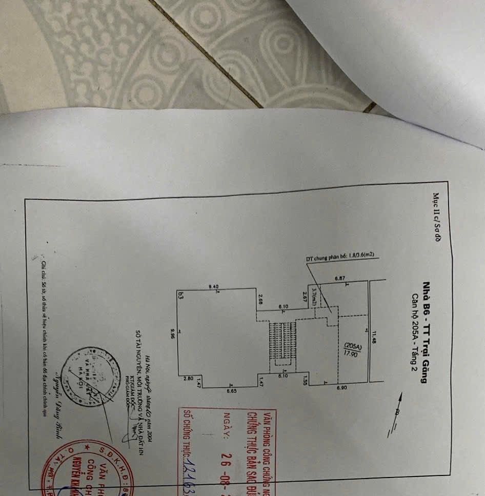 Bán nhà Trại Găng - diện tích 24m2 2 tầng - Hai mặt thoáng - giá 3,2 tỷ