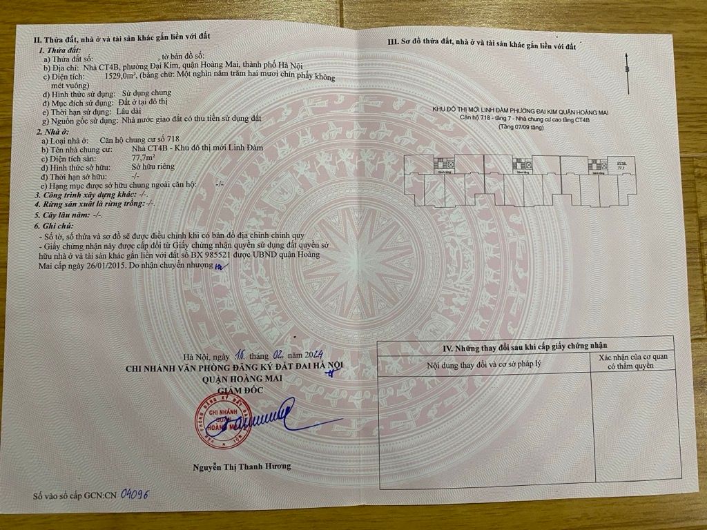 Bán nhà Bắc Linh Đàm - diện tích 77.7m2 7 tầng - Cực hiếm, giá 5,8 tỷ