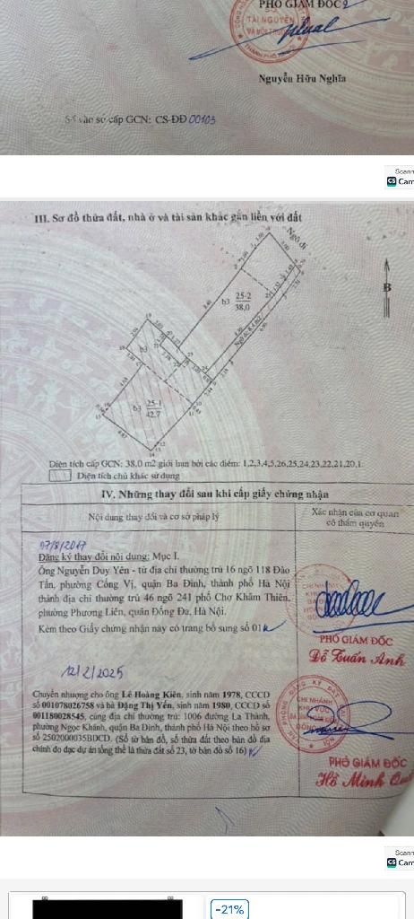 Bán nhà Chợ Khâm Thiên - diện tích 38m2 4 tầng - Thang máy - giá 7,9 tỷ