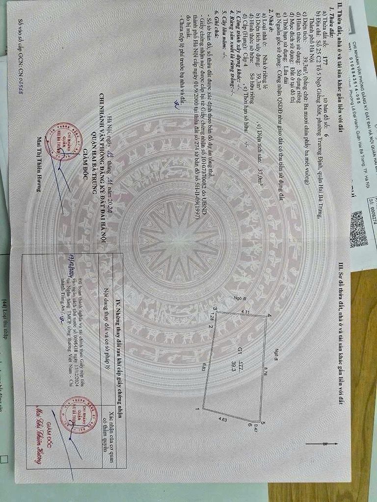 Bán nhà Giếng Mứt - diện tích 40m2 6 tầng - Lô góc - giá 12,5 tỷ