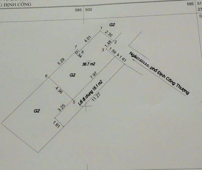 Bán nhà Định Công Thượng - diện tích 37m2 2 tầng - gần ô tô - giá 2 tỷ