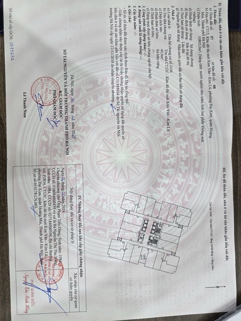 Bán nhà Kim Văn Kim Lũ - diện tích 45m2 1 tầng - sổ đỏ chính chủ - giá 3,75 tỷ