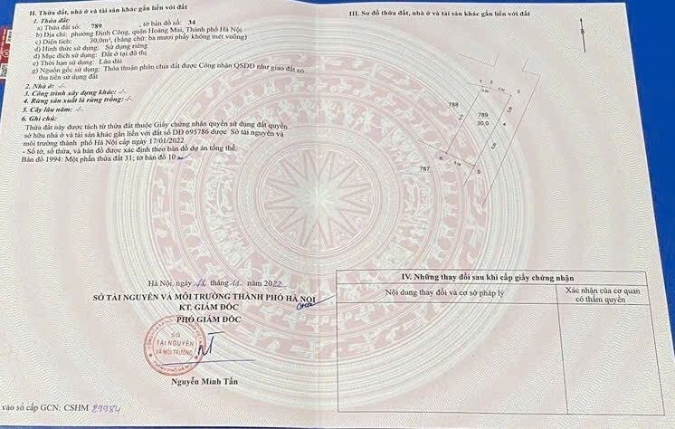 Bán nhà Định Công Thượng - diện tích 95m2 2 tầng - 3 mặt thoáng - giá 19 tỷ