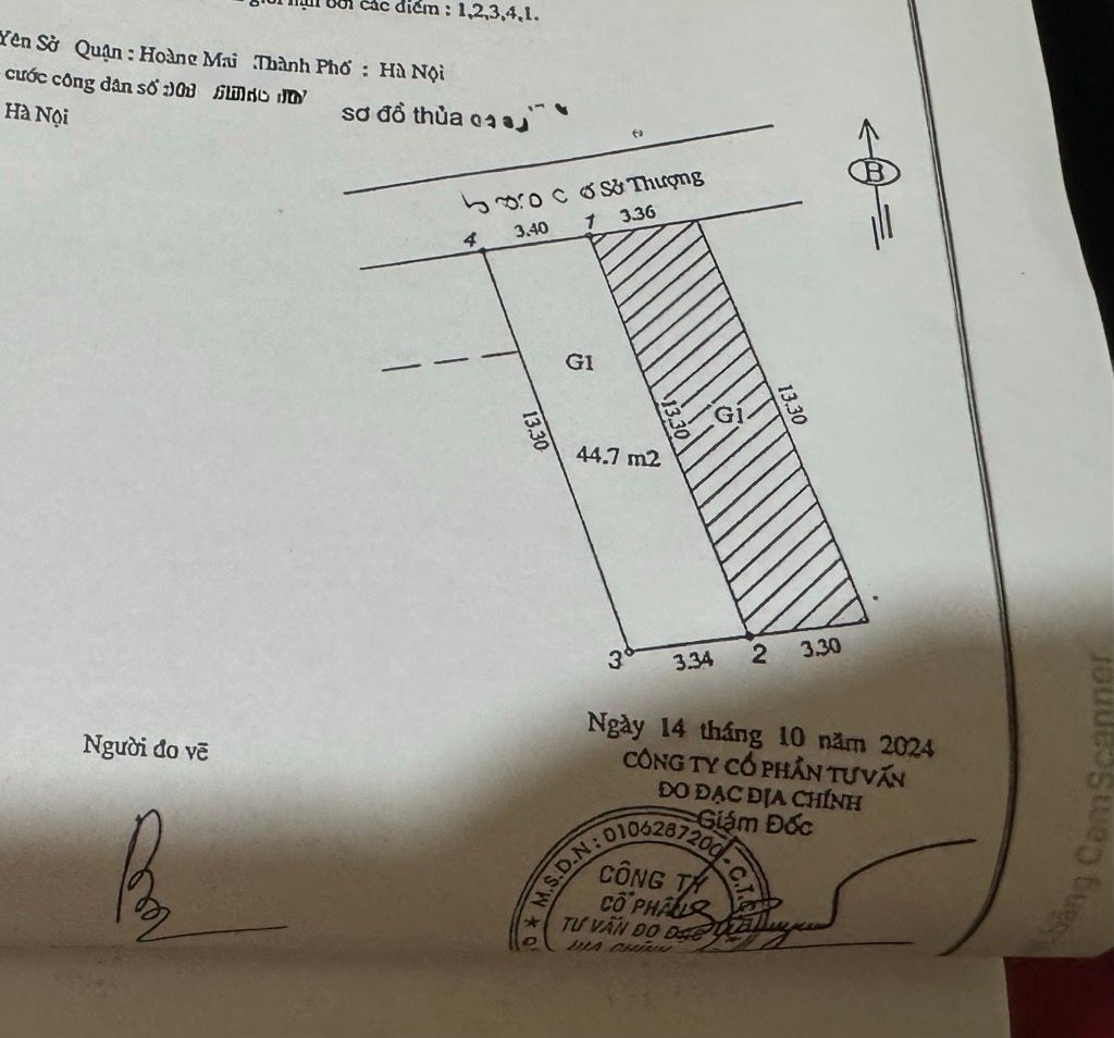 Bán nhà Sở Thượng - diện tích 45m2 2 tầng - lô góc thoáng - giá 2,98 tỷ