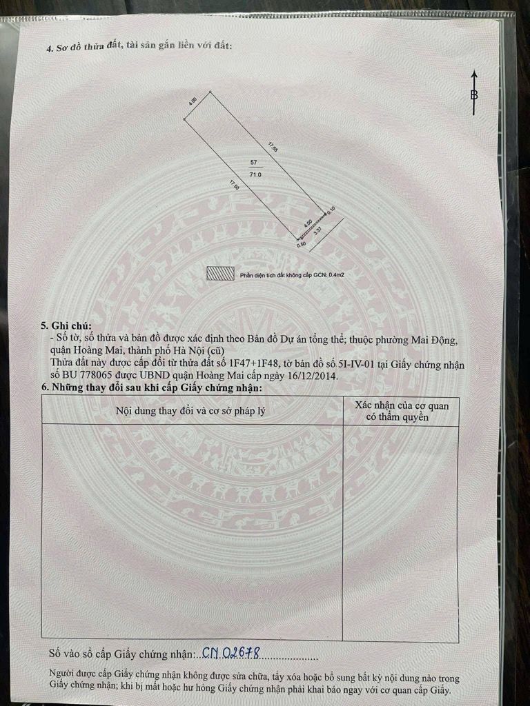 Bán nhà Lĩnh Nam - diện tích 71m2 6 tầng - Lô góc, thang máy - giá 21 tỷ