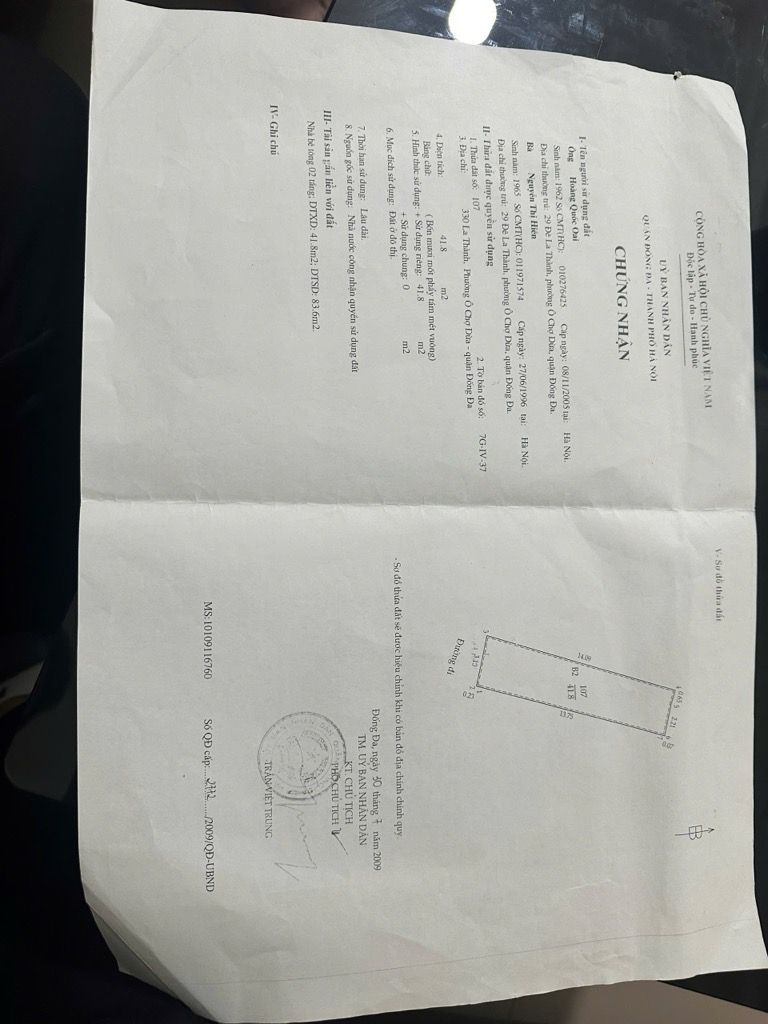 Bán nhà La Thành - diện tích 41.8m2 5 tầng - Mặt phố kinh doanh siêu lợi nhuận - giá 23,8 tỷ