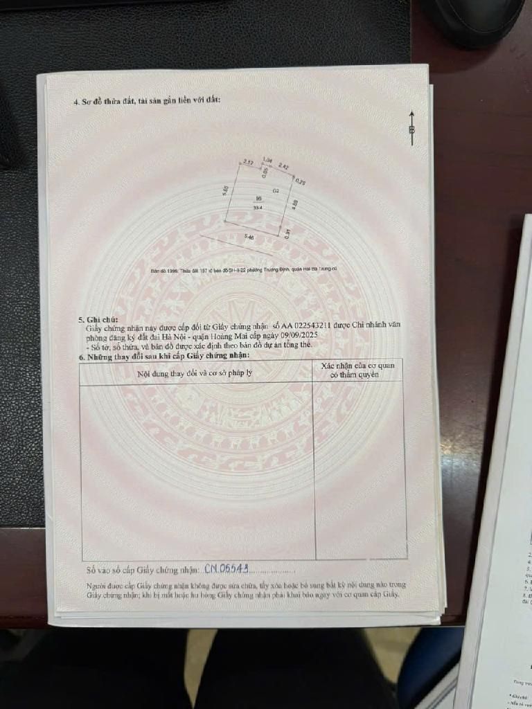 Bán nhà Trương Định - diện tích 33.4m2 5 tầng - Thang máy, nhà đẹp mới tinh - giá 9,85 tỷ