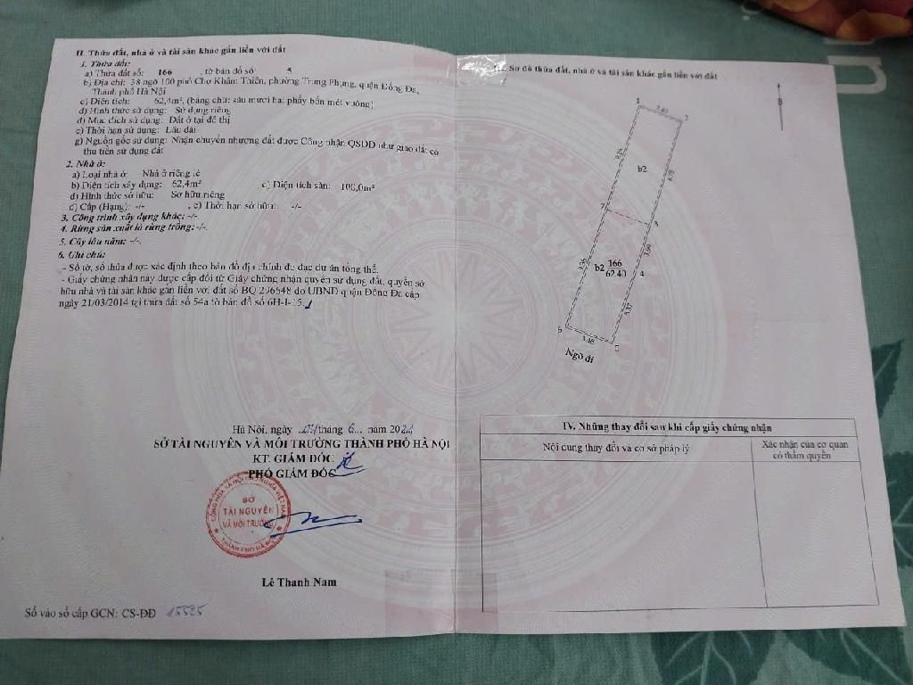 Bán nhà Chợ Khâm Thiên - diện tích 62.4m2 5 tầng - Gần ô tô - giá 20 tỷ