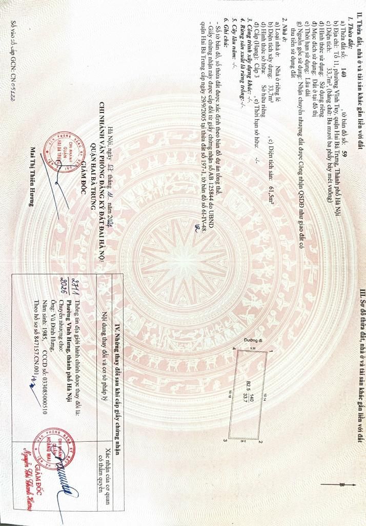 Bán nhà Nguyễn Văn Viên - diện tích 34m2 6 tầng - Thang máy - giá 15 tỷ