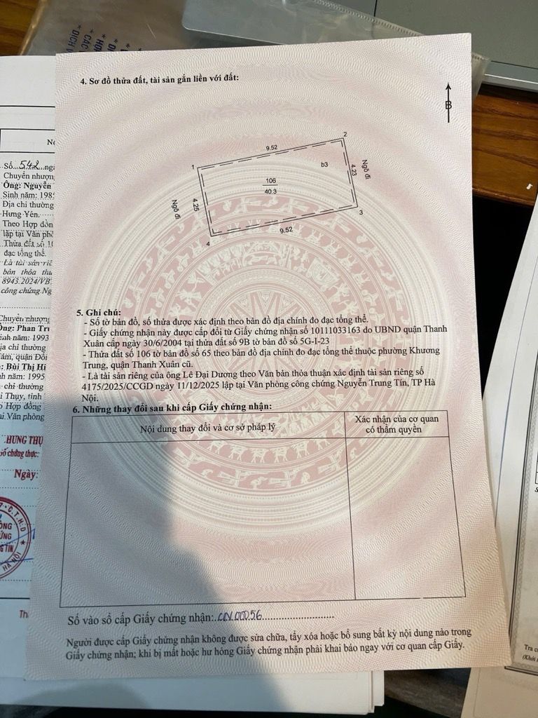 Bán nhà Khương Trung - diện tích 41m2 3 tầng - Thang máy - giá 10 tỷ