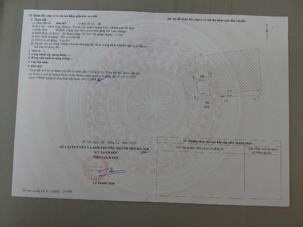 Bán nhà Nguyễn Khoái - diện tích 31.7m2 3 tầng - gần ô tô - giá 6,2 tỷ