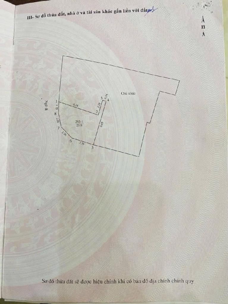 Bán nhà An Sơn - diện tích 26m2 5 tầng - Lô góc - giá 7,45 tỷ