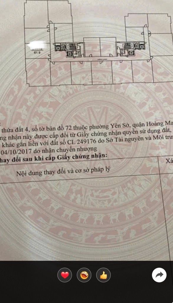 Bán nhà Hateco Yên Sở - diện tích 62m2 1 tầng - Căn hộ đẹp, giá 4,75 tỷ