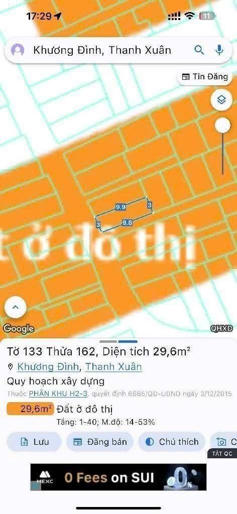 Bán nhà Vũ Tông Phan - diện tích 31m2 2 tầng - Lô góc, ô tô qua nhà - giá 3,5 tỷ