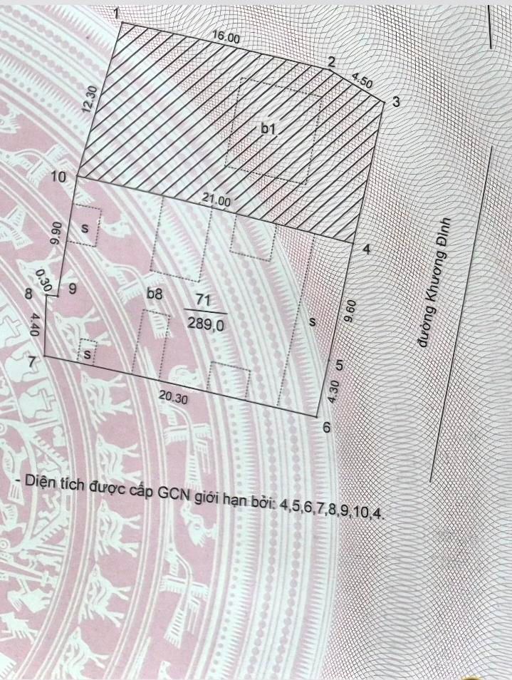 Bán nhà Khương Đình - diện tích 50m2 8 tầng - Căn hộ chung cư mini mặt phố - giá 2,35 tỷ