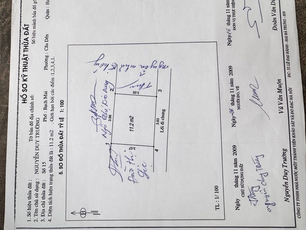 Bán nhà Bạch Mai - diện tích 15m2 5 tầng - Vị trí hiếm có - giá 3,2 tỷ