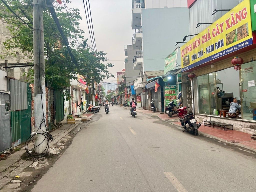 Bán nhà Yên Sở - diện tích 91m2 3 tầng - Mặt phố, ô tô tránh, kinh doanh - giá 14,5 tỷ