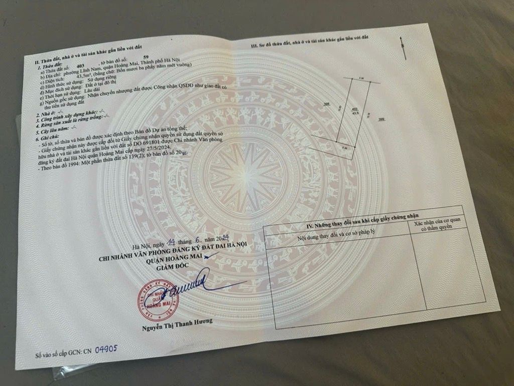 Bán nhà Nam Dư - diện tích 44m2 5 tầng - Cỗ máy in tiền cho thuê - giá 12 tỷ