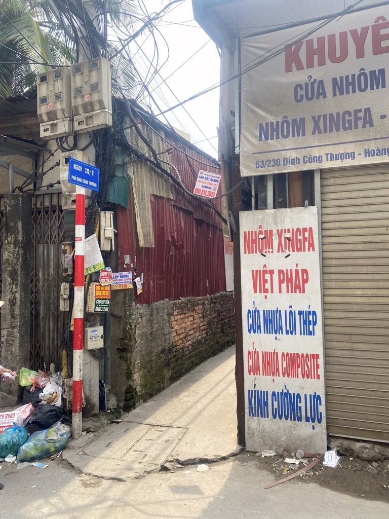 Bán nhà Định Công Thượng - diện tích 37,4m2 1 tầng - đất gần trường học - giá 1,25 tỷ