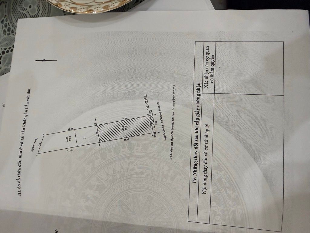 Bán nhà Vương Thừa Vũ - diện tích 50m2 5 tầng - Ô tô đỗ cổng - giá 14,6 tỷ
