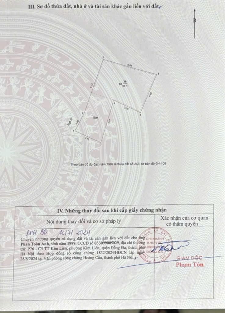 Bán nhà Khâm Đức - diện tích 37m2 5 tầng - ngõ trước nhà xe máy tránh - giá 9,8 tỷ