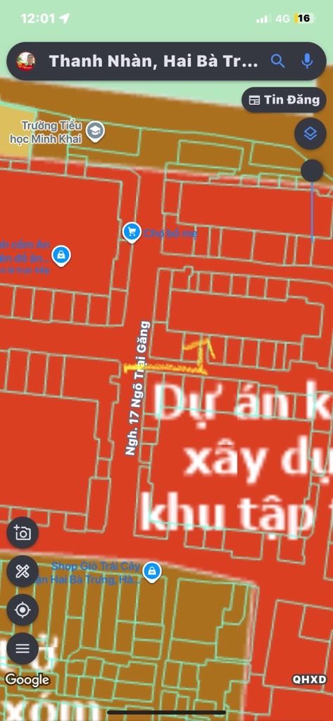 Bán nhà Ngõ Trại Găng - diện tích 55m2 2 tầng - Nhà đẹp hiếm có - giá 3,5 tỷ