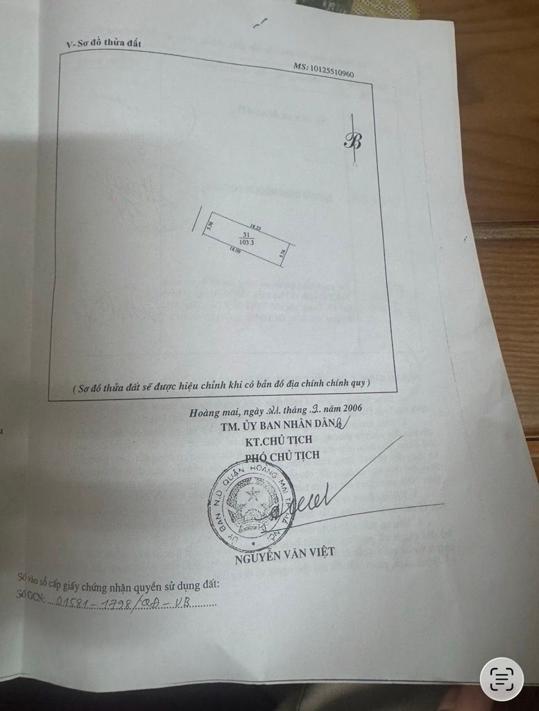 Bán nhà Lĩnh Nam - diện tích 104m2 3 tầng - Lô góc - giá 22 tỷ