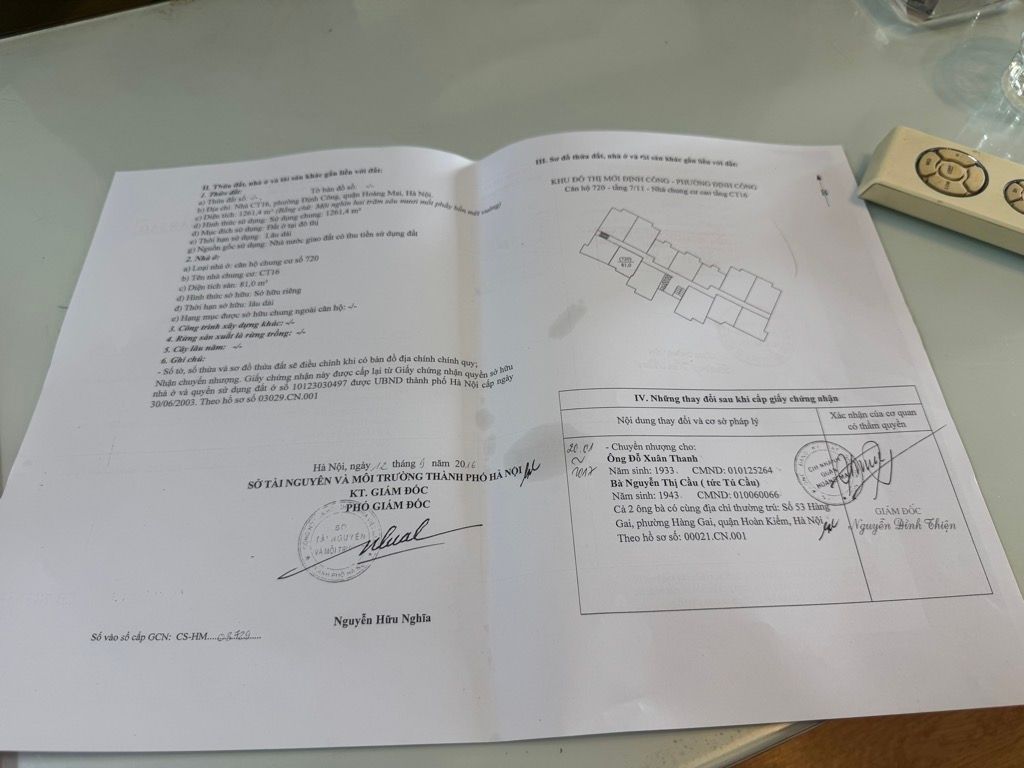 Bán nhà Định Công - diện tích 81m2 1 tầng - Căn hộ số 20 thuộc tầng 7 - giá 6,25 tỷ