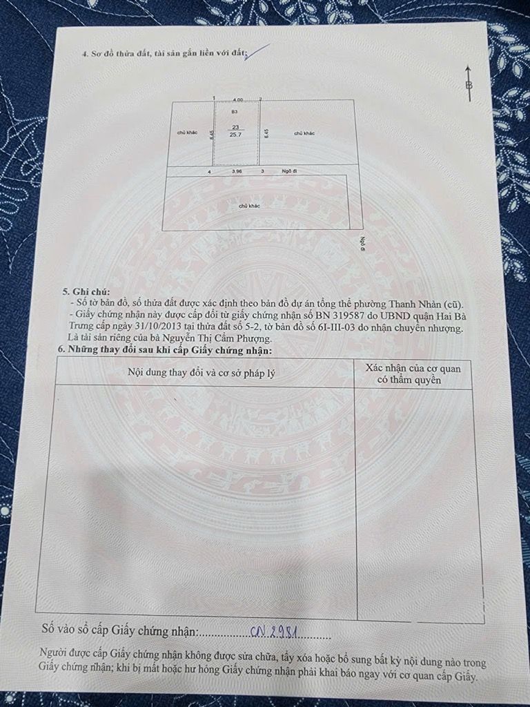 Bán nhà Trần Khát Chân - diện tích 25,7m2 5 tầng - Nhà đẹp full nội thất - giá 8,1 tỷ