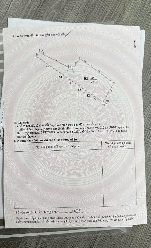 Bán nhà Trần Khát Chân - diện tích 28m2 3 tầng - Ngõ nông, gần phố - giá 7,2 tỷ