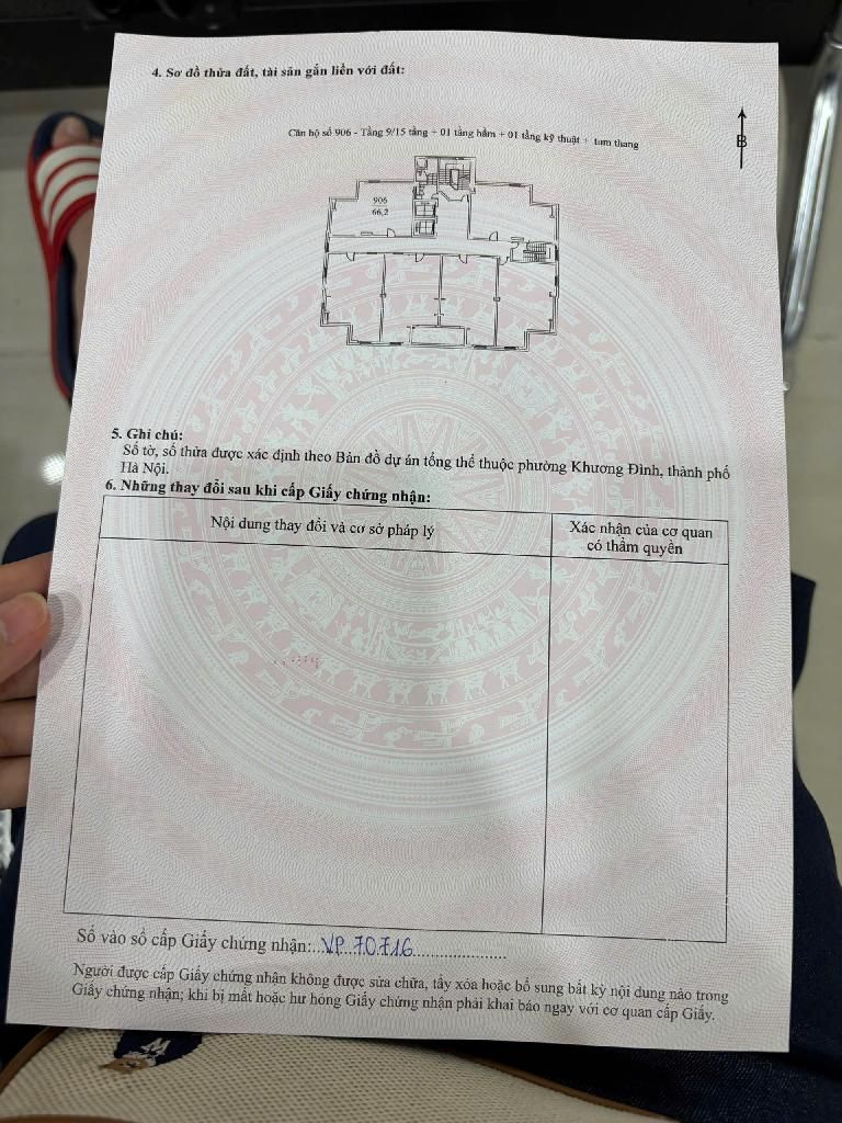 Bán nhà Hoàng Đạo Thành - diện tích 66.2m2 15 tầng - Lô góc, nội thất đẹp - giá 5,75 tỷ