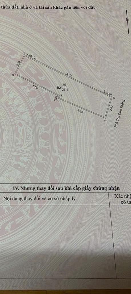 Bán nhà Tôn Đức Thắng - diện tích 27m2 5 tầng - Lô góc 3 mặt thoáng - giá 15,8 tỷ