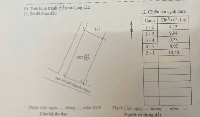 Bán nhà Nguyễn Chính - diện tích 45m2 5 tầng - Lô góc - giá 14,6 tỷ