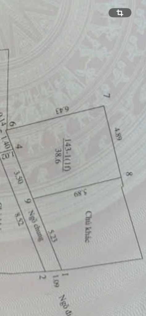 Bán nhà Trần Khát Chân - diện tích 38m2 5 tầng - Ngõ nông, gần phố - giá 0 tỷ