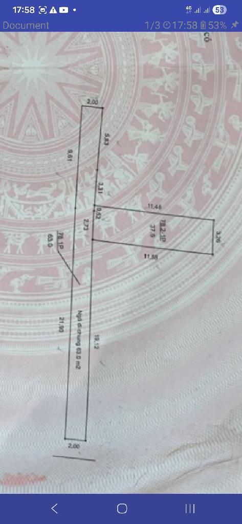 Bán nhà Nam Dư - diện tích 37.5m2 4 tầng - SÁT PHỐ - NGÕ RỘNG THẲNG TẮP - giá 7,5 tỷ