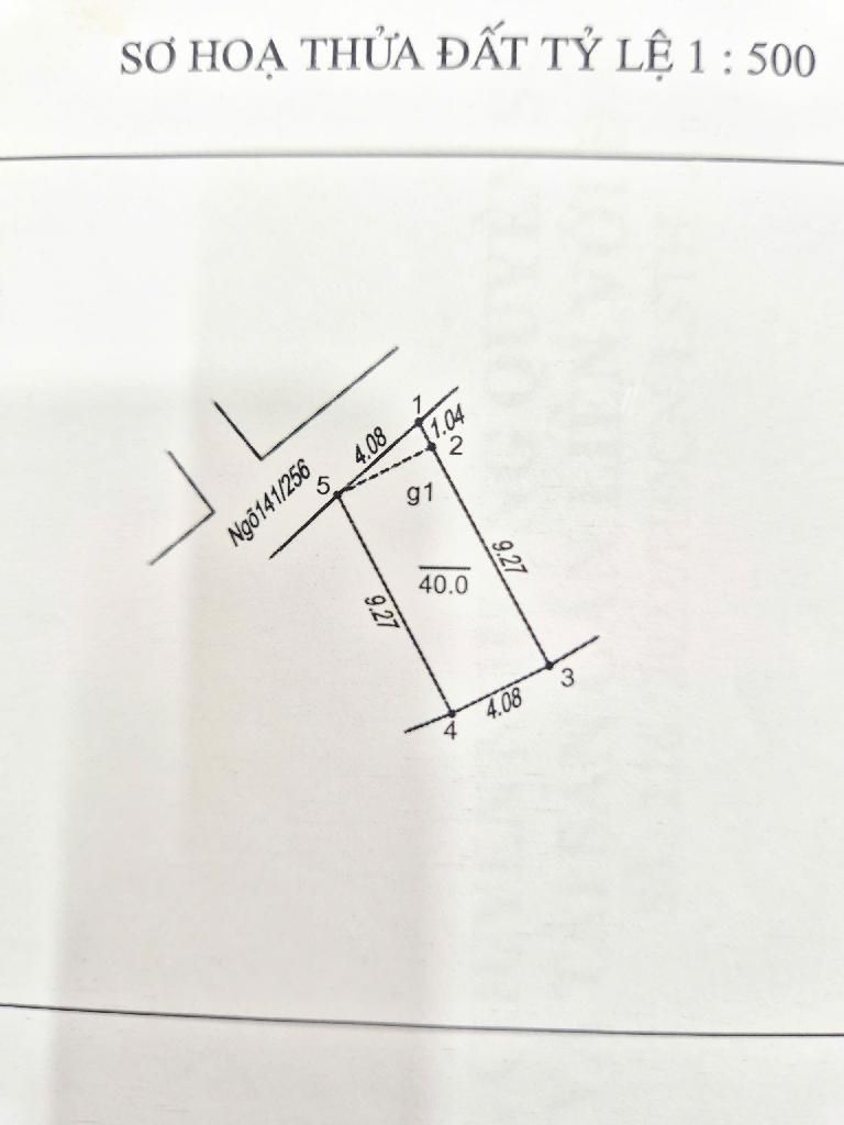 Bán nhà Giáp Nhị - diện tích 40m2 2 tầng - Ô tô tránh - giá 4,6 tỷ