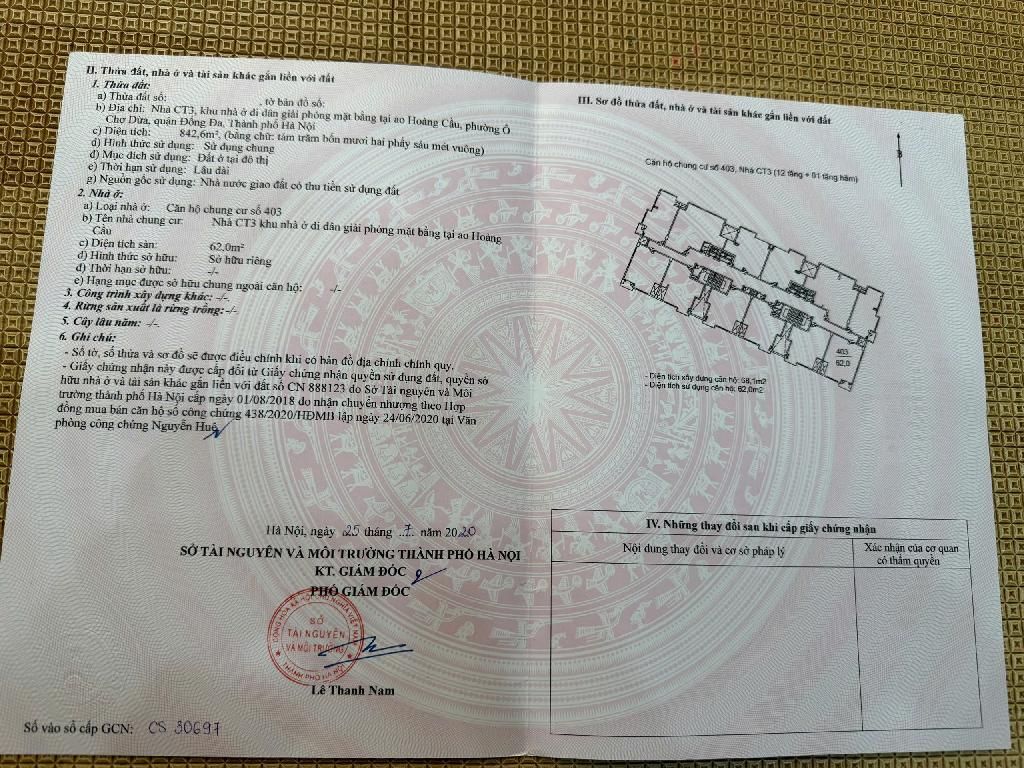 Bán nhà Hoàng Cầu - diện tích 62m2 4 tầng - Lô góc, thoáng sáng - giá 8,35 tỷ