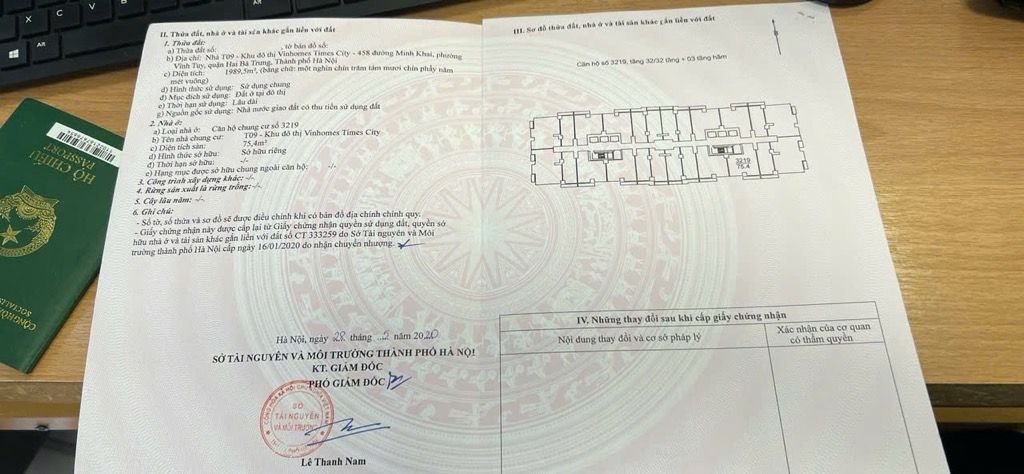 Bán nhà Minh Khai - diện tích 75.4m2 1 tầng - Căn hộ chung cư đẹp - giá 9,6 tỷ