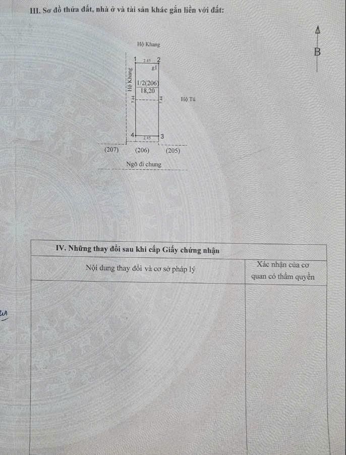 Bán nhà Tân Mai - diện tích 19,8m2 4 tầng - Nhà lô góc, ô tô gần - giá 5,25 triệu