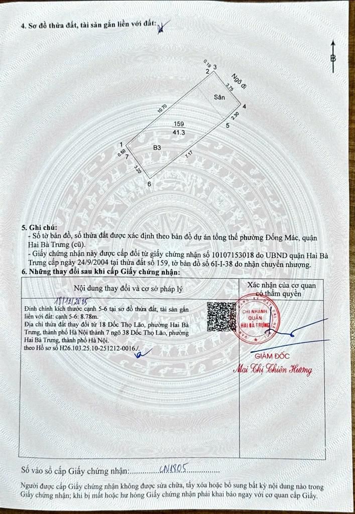 Bán nhà Thọ Lão - diện tích 42m2 7 tầng - SIÊU PHẨM LÒ Đúc - THANG MÁY - TẶNG NỘI THẤT TIỀN TỈ - giá 1,95 tỷ