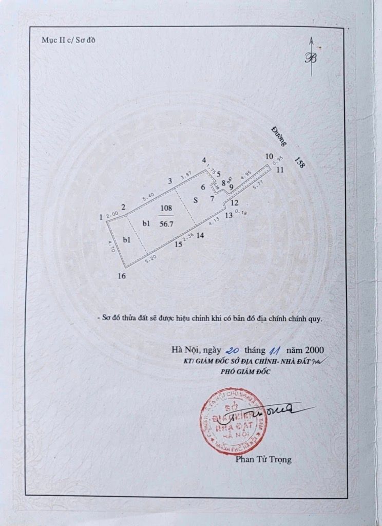 Bán nhà Nguyễn Cao - diện tích 57m2 2 tầng - Gần phố, gần chợ - giá 10,4 tỷ