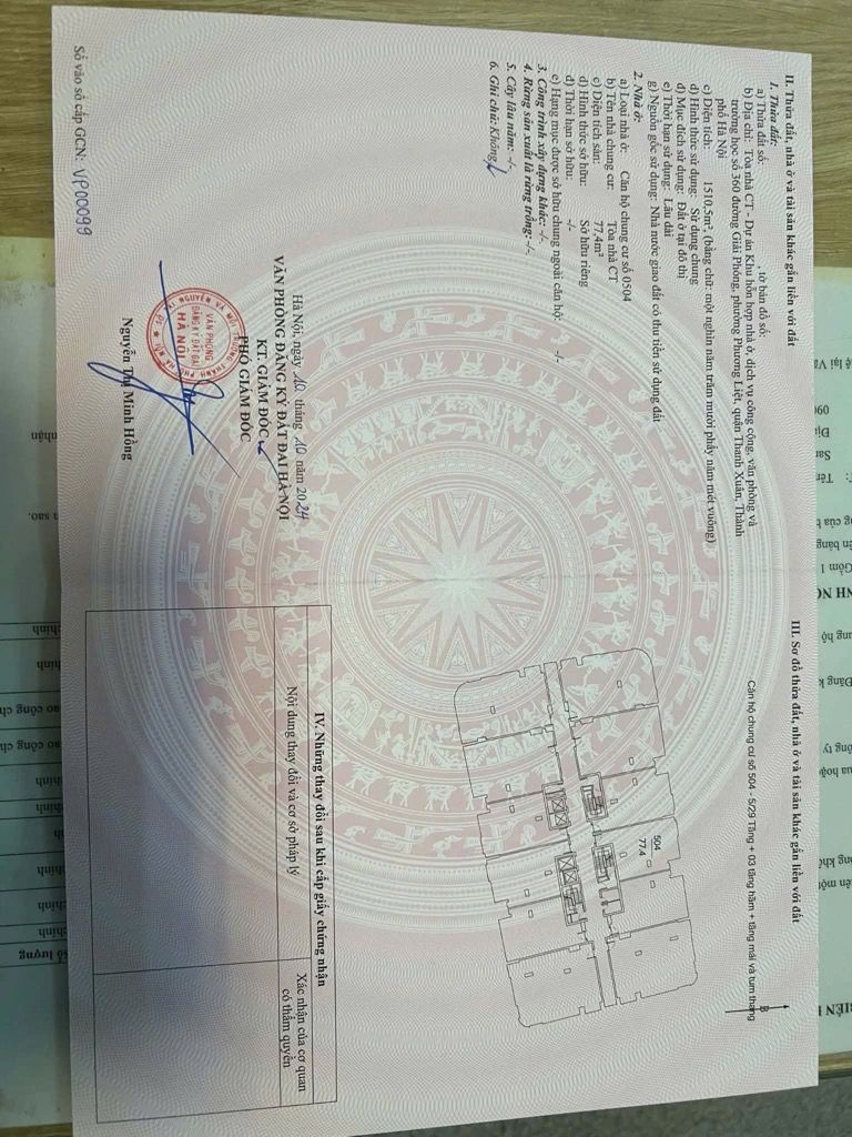 Bán nhà Giải Phóng - diện tích 77m2 1 tầng - Căn hộ chung cư cao cấp - giá 7,3 tỷ